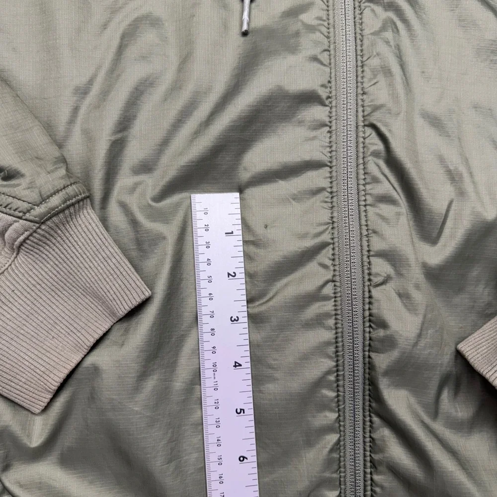 Nike Air Jordan 366765-305 Mens Large Full-Zip Olive Green Hooded‎ Jacket